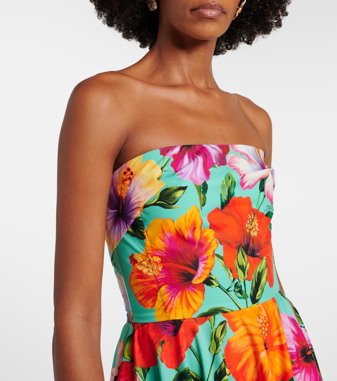 Bustier-Kleid aus Baumwolle | Dolce&Gabbana