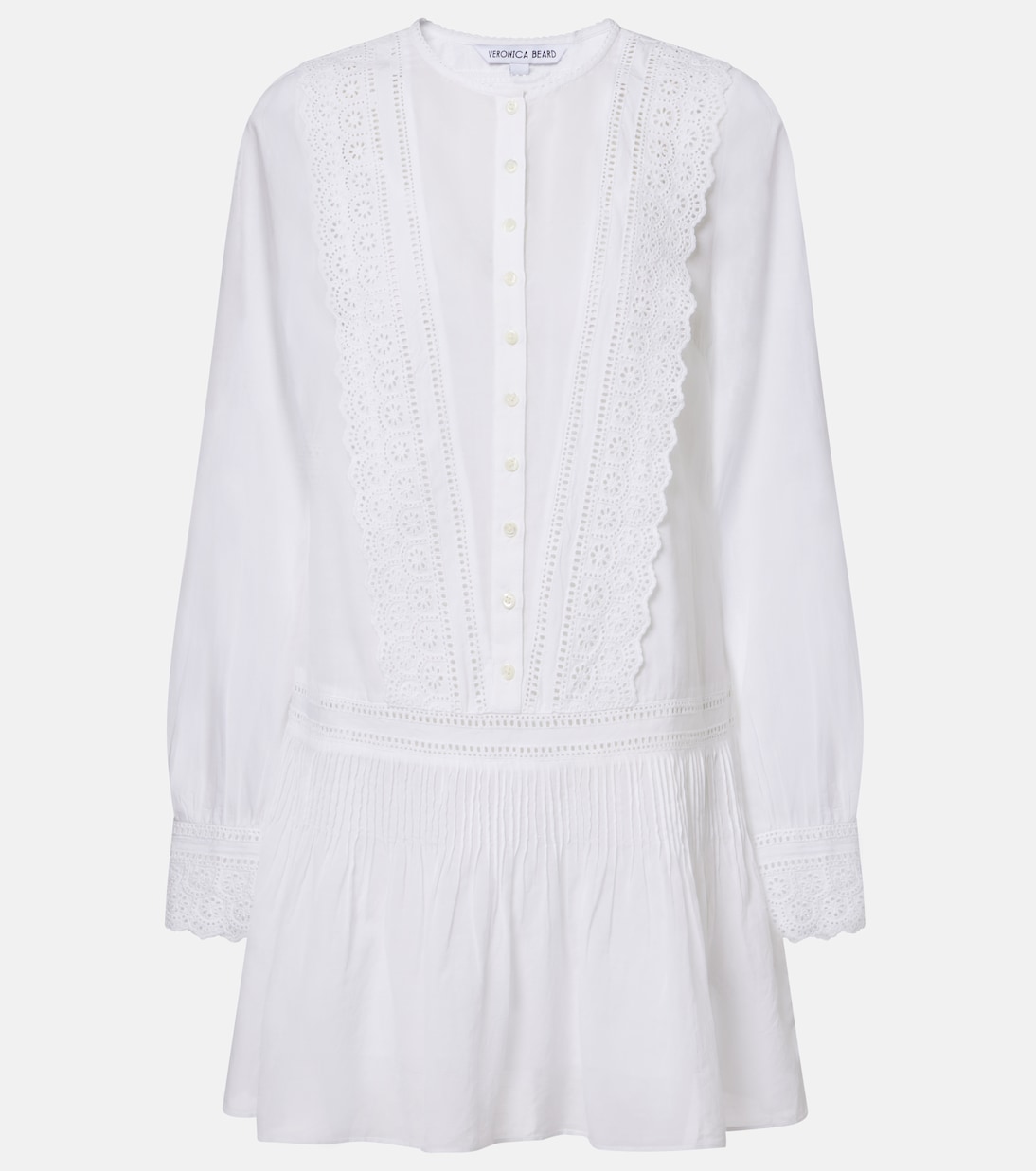 Marguerite cotton-blend voile minidress | Veronica Beard