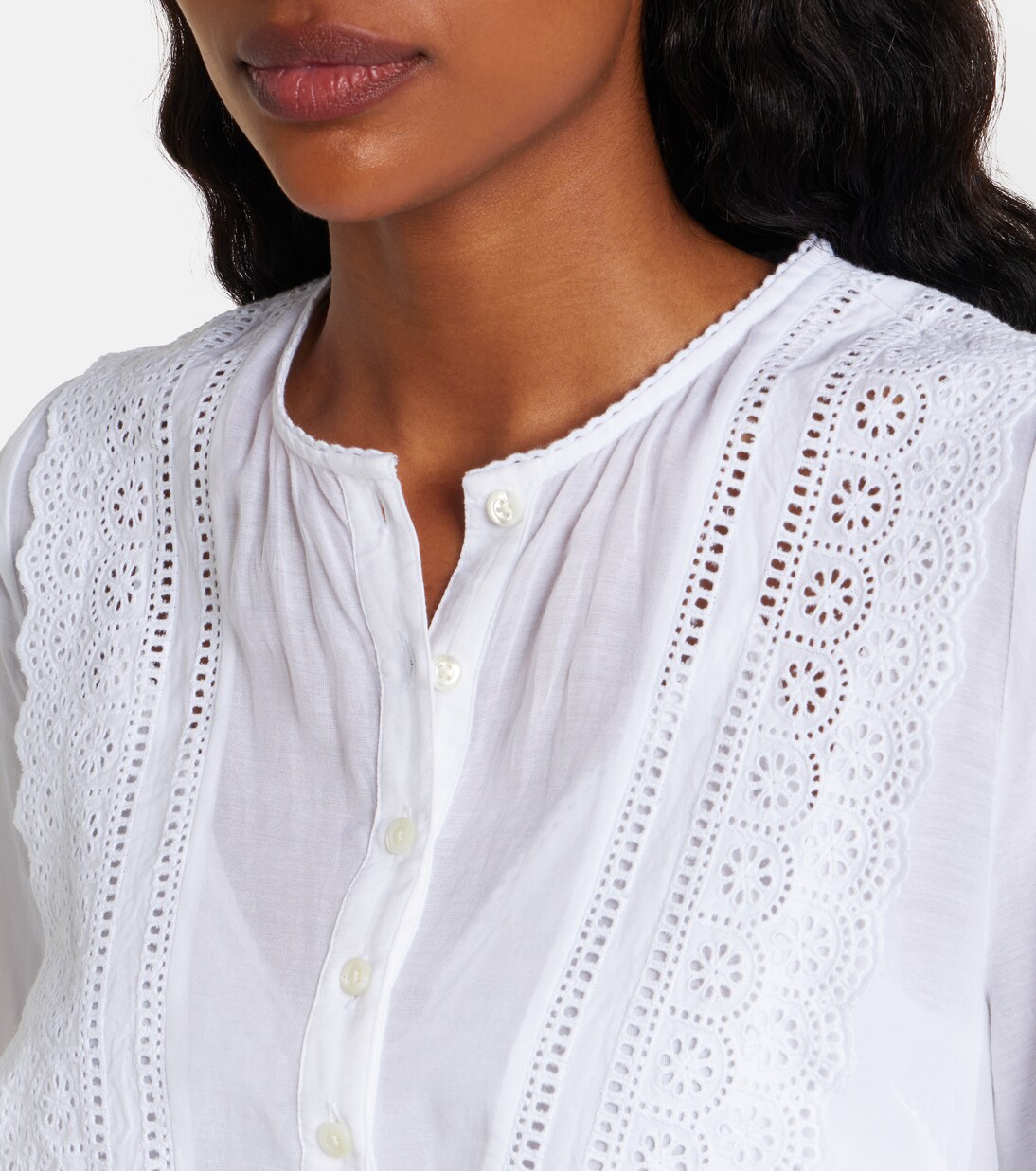 Marguerite cotton-blend voile minidress | Veronica Beard