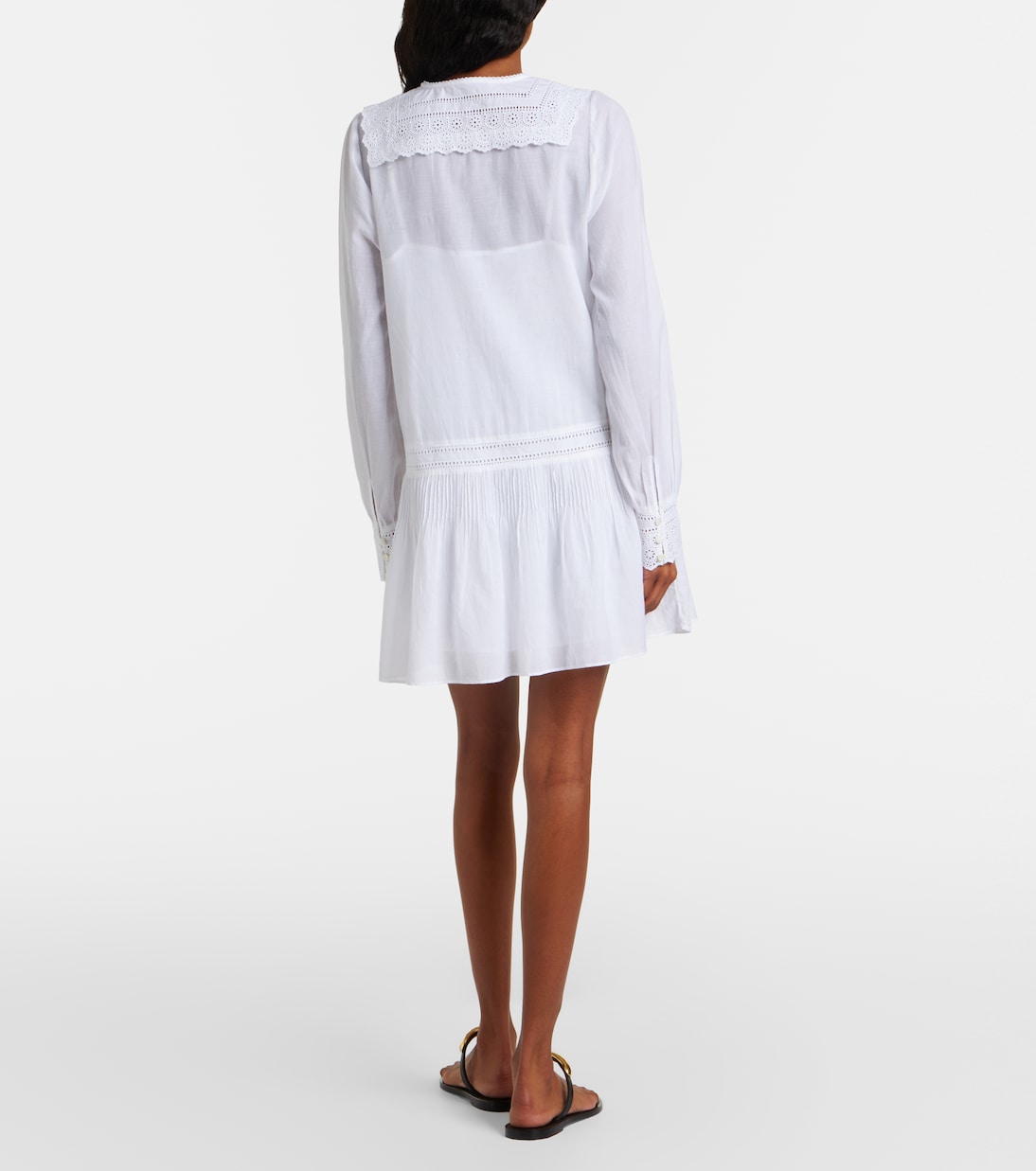 Marguerite cotton-blend voile minidress | Veronica Beard