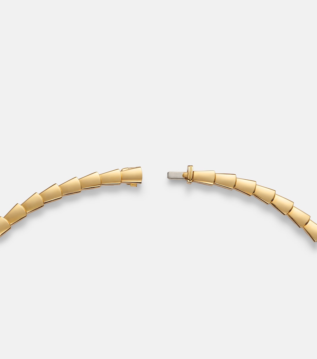 Serpenti Viper 18kt gold necklace with diamonds | Bvlgari