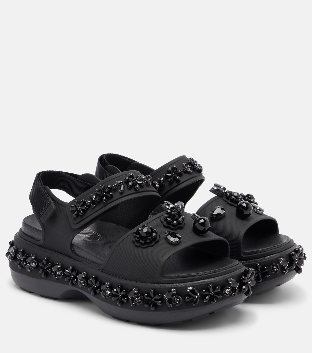 x Crocs embellished platform sandals | Simone Rocha