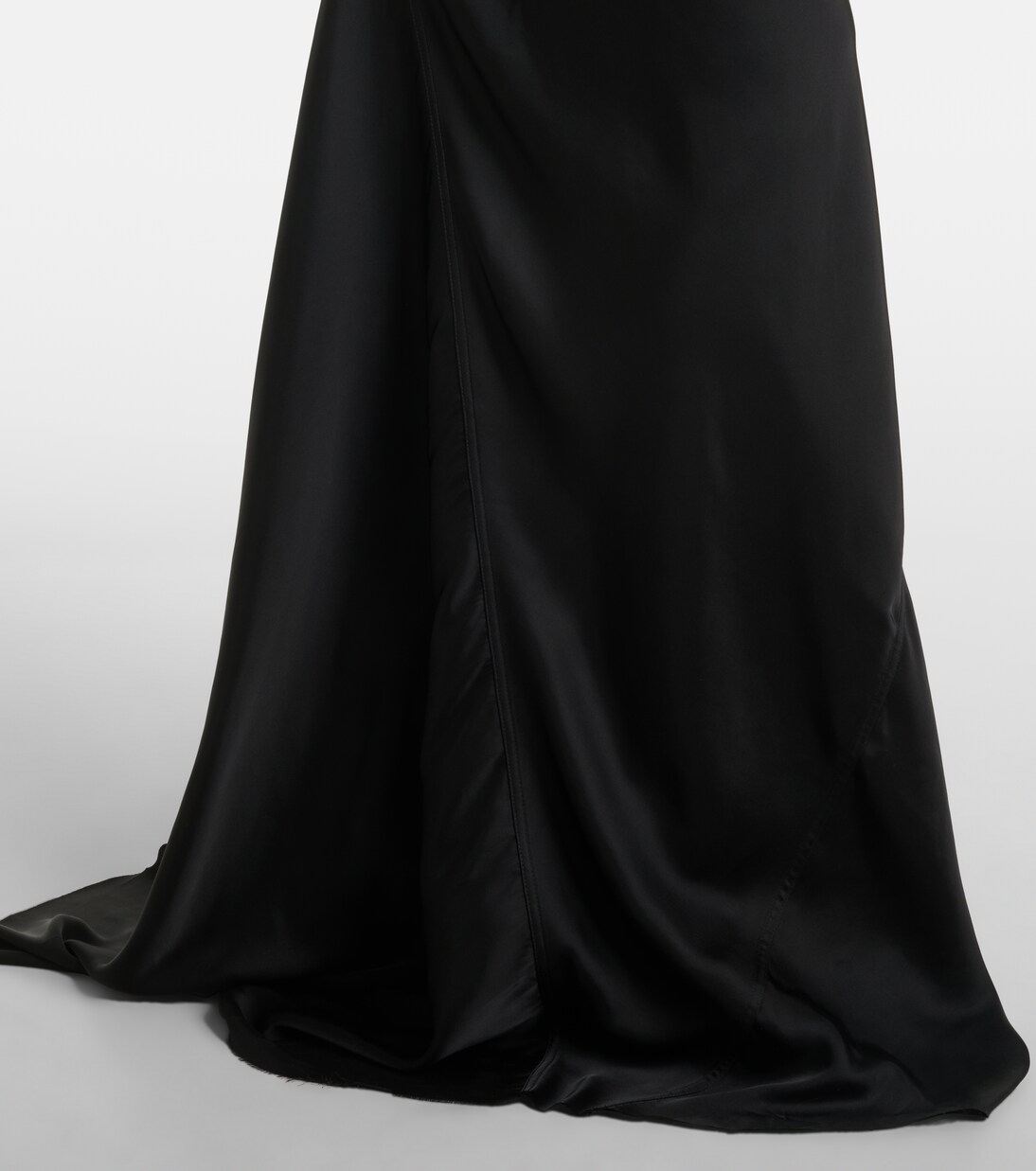 Coda draped satin maxi skirt | Rick Owens