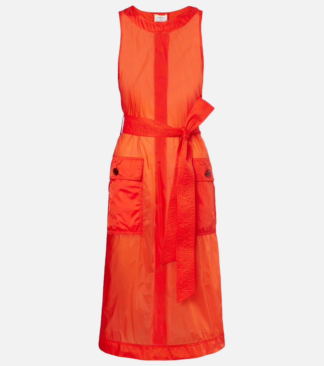 Hemdblusenkleid aus Satin | Saint Laurent
