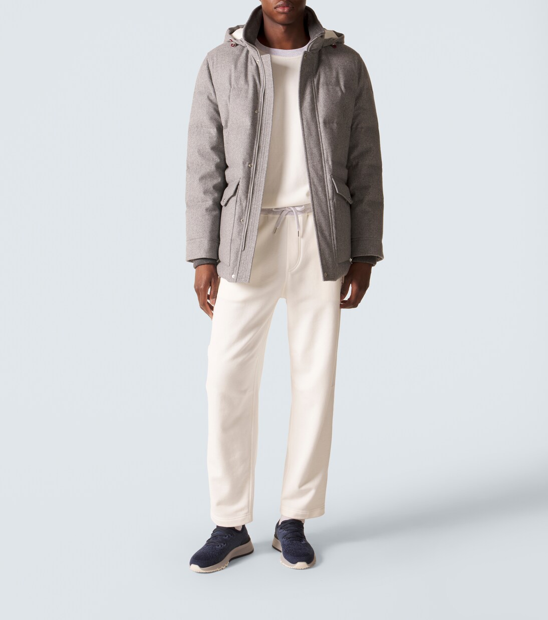 Veste doudoune en laine | Brunello Cucinelli