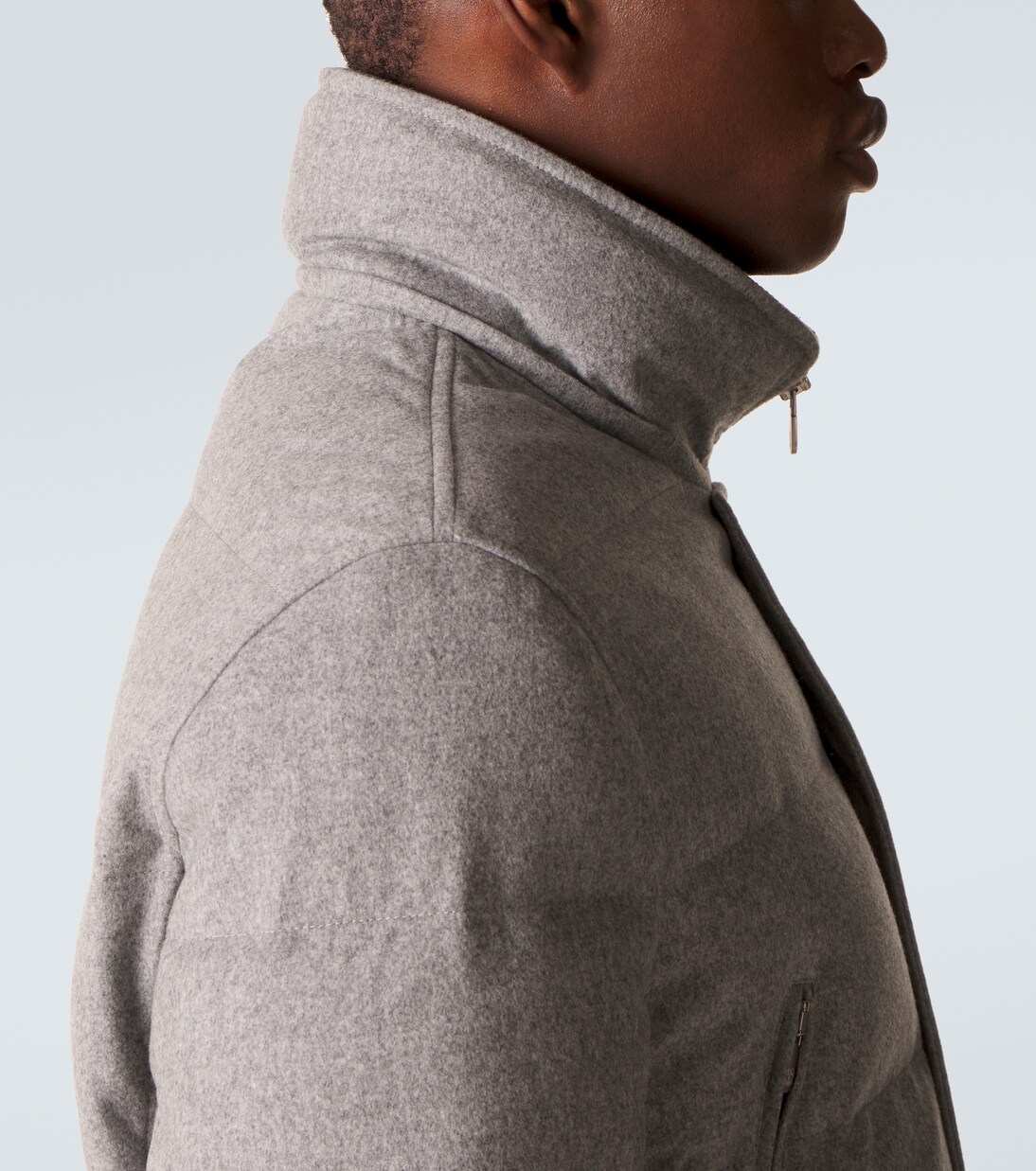 Veste doudoune en laine | Brunello Cucinelli