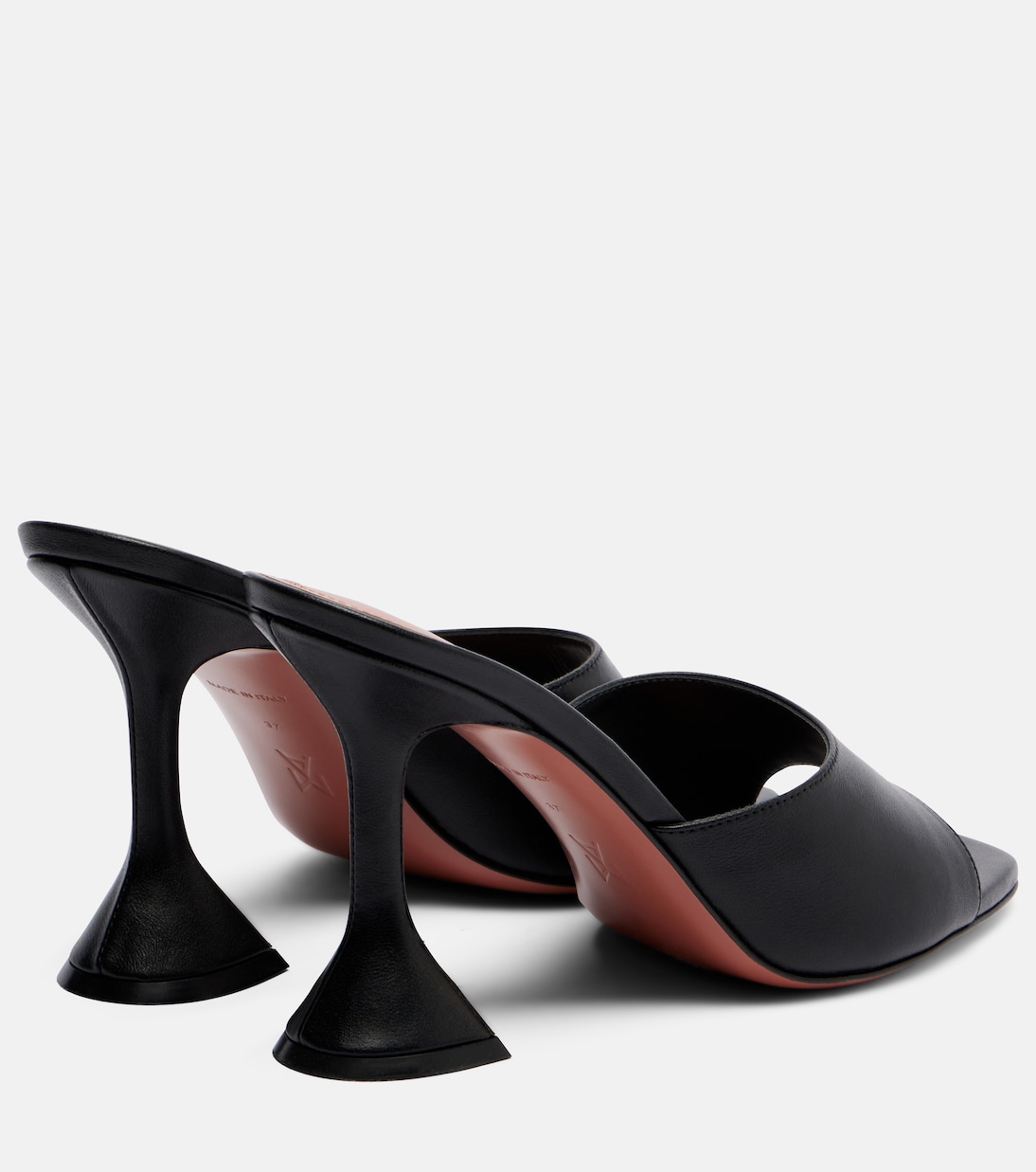 Mules Lupita en cuir | Amina Muaddi