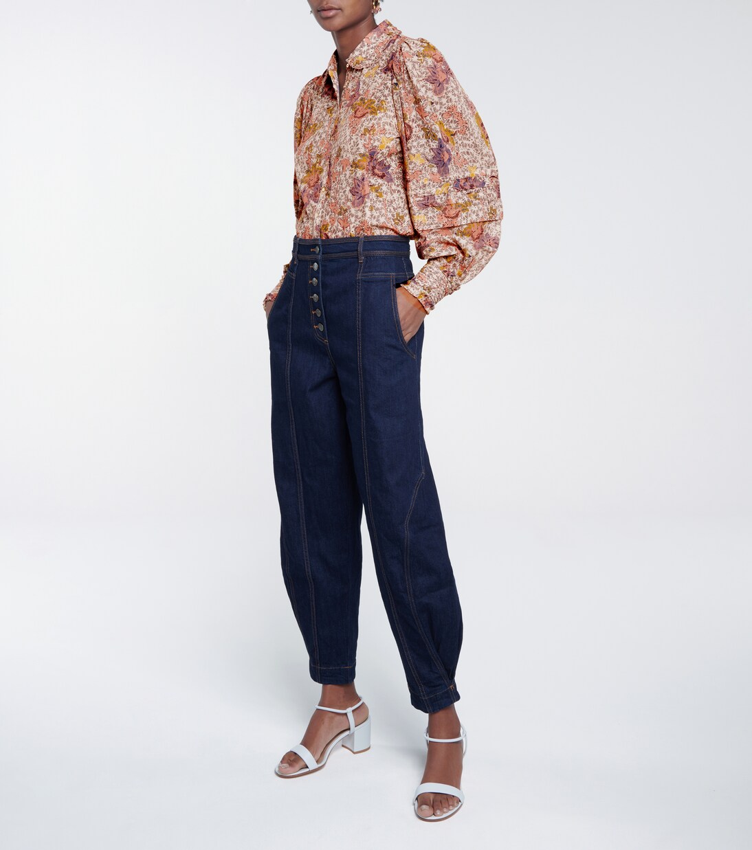 Chemise Circe en coton mélangé à fleurs | Ulla Johnson