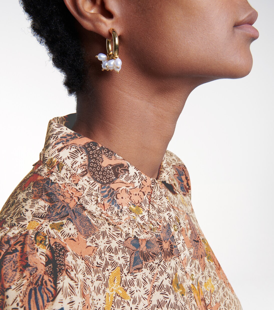 Chemise Circe en coton mélangé à fleurs | Ulla Johnson