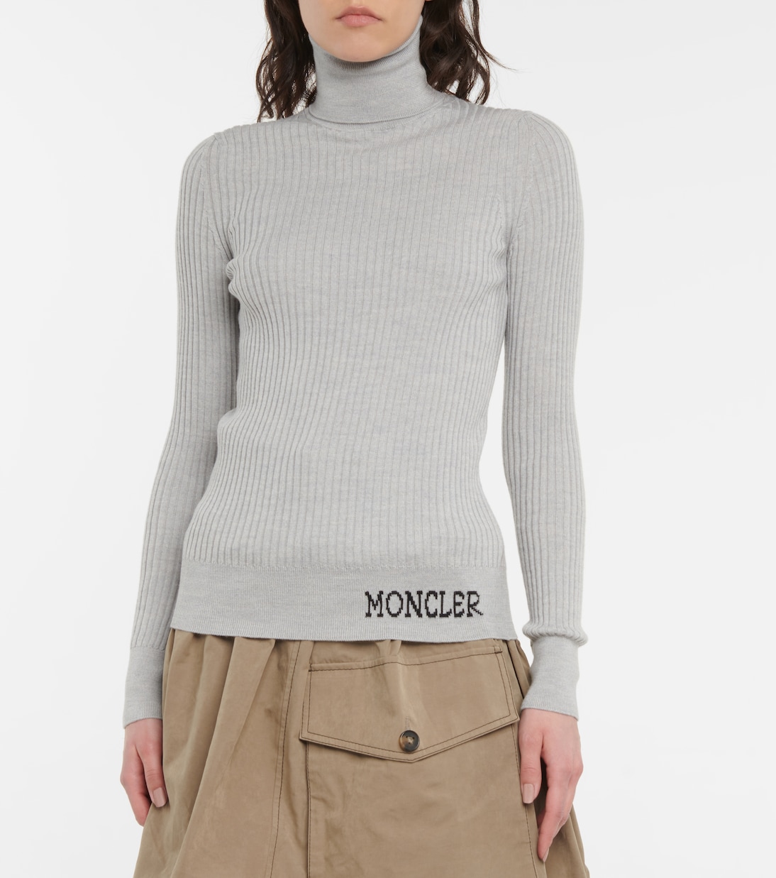 Rollkragenpullover aus Wolle | Moncler