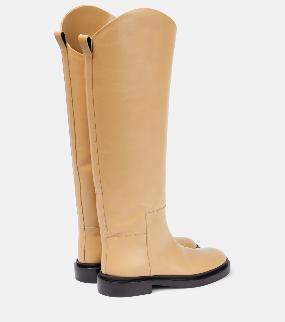 Leather over-the-knee boots | Jil Sander