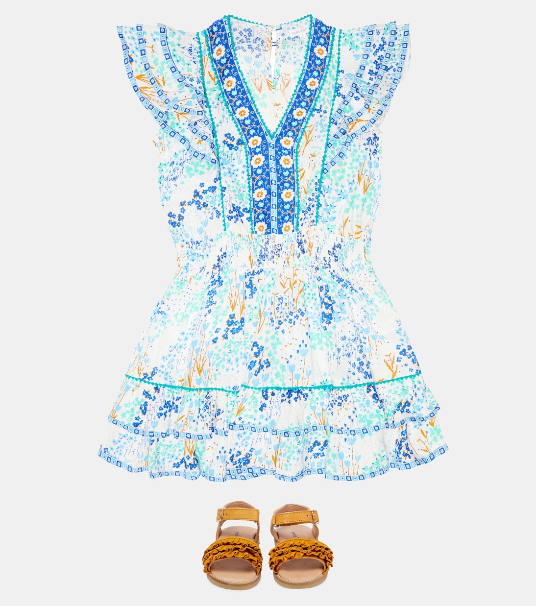 Camila floral dress | Poupette St Barth Kids