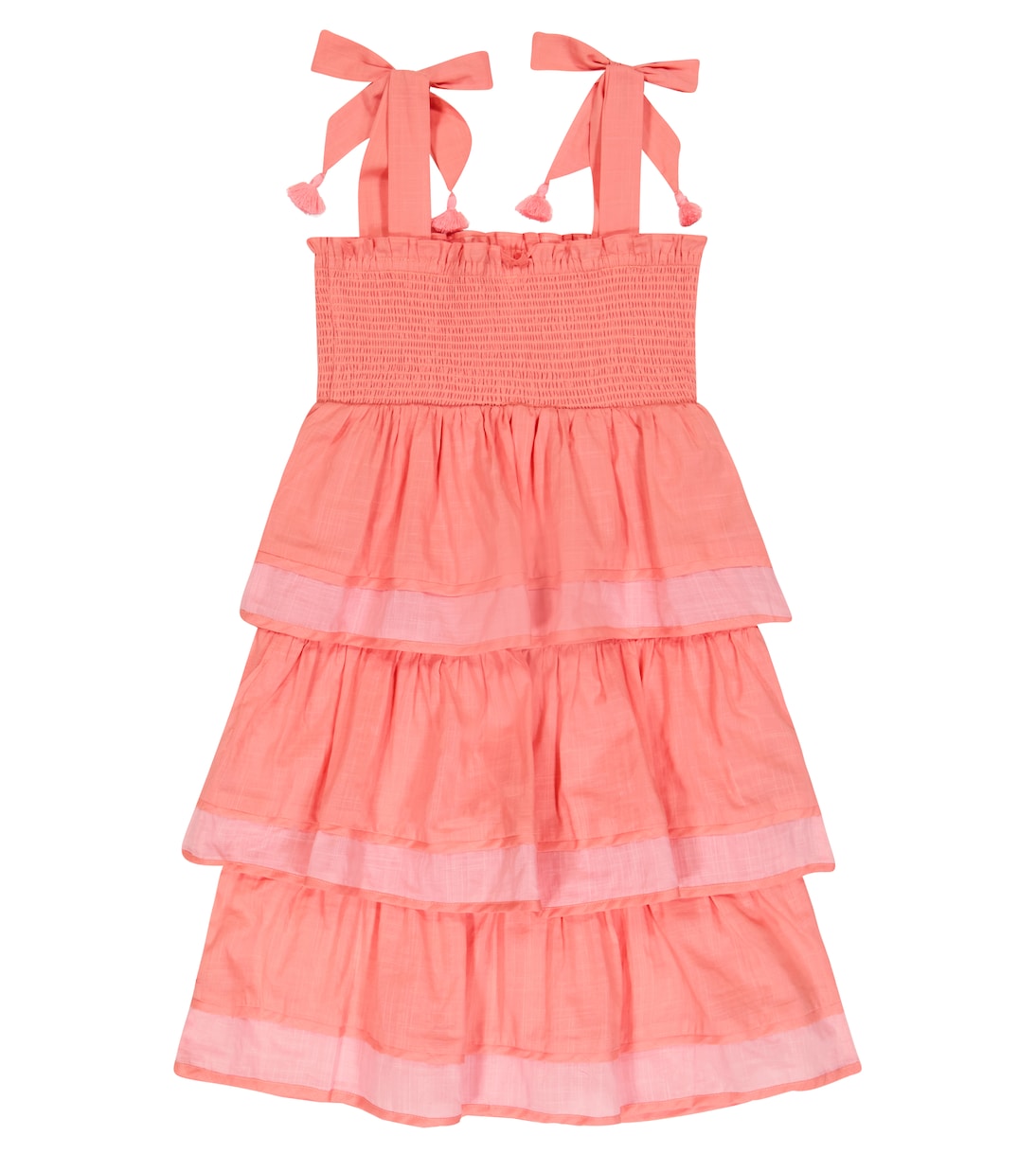 Tiggy printed tiered cotton dress | Zimmermann Kids