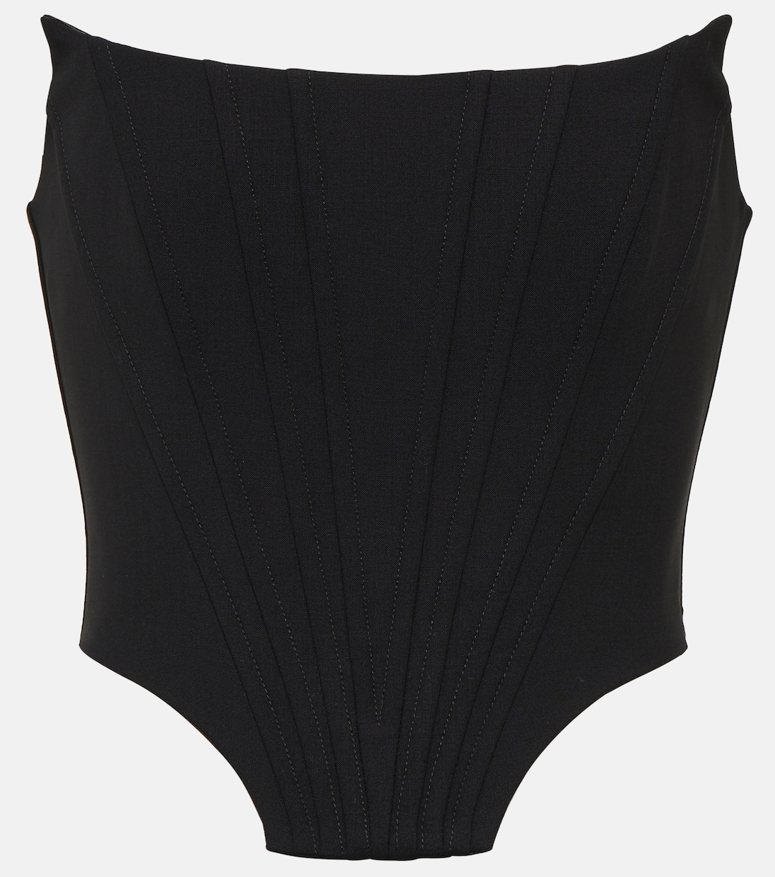 Bustier-Top aus einem Wollgemisch | Giuseppe di Morabito