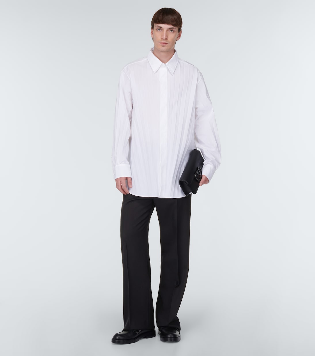 Straight virgin wool pants | Valentino