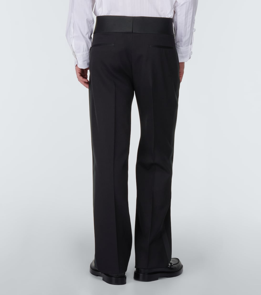 Straight virgin wool pants | Valentino