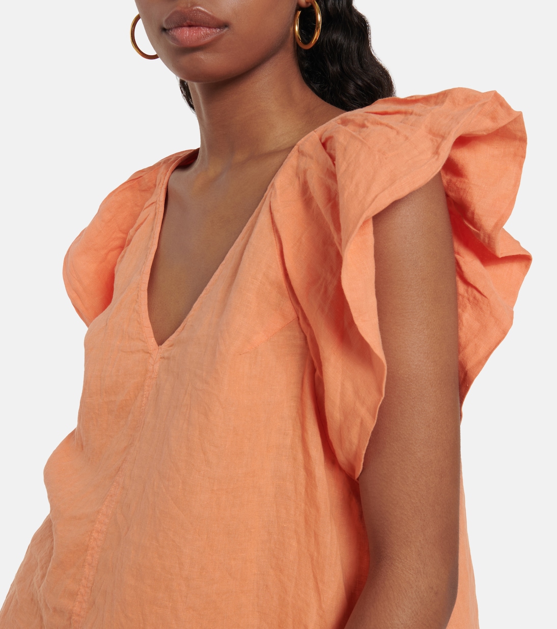 Top Ava aus Leinen | Velvet