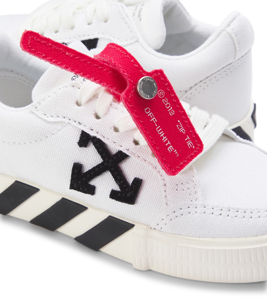 Low Vulcanized leather sneakers | Off-White Kids