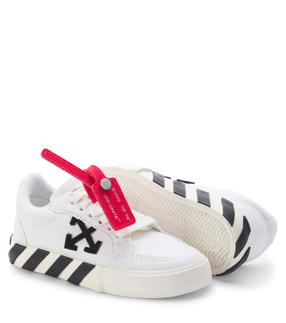Low Vulcanized leather sneakers | Off-White Kids