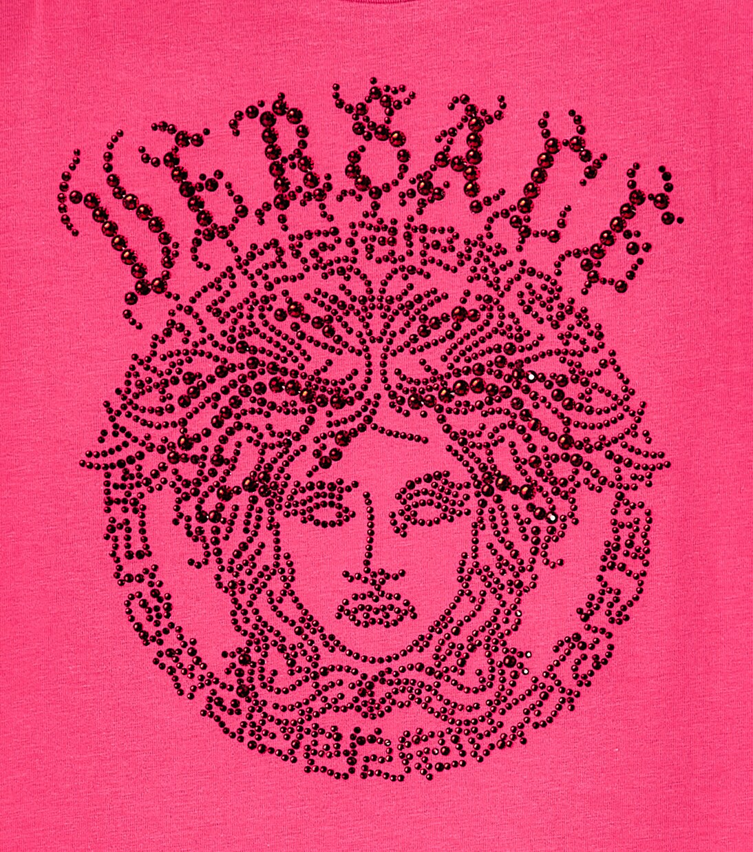 Medusa embellished cotton-blend T-shirt | Versace Kids