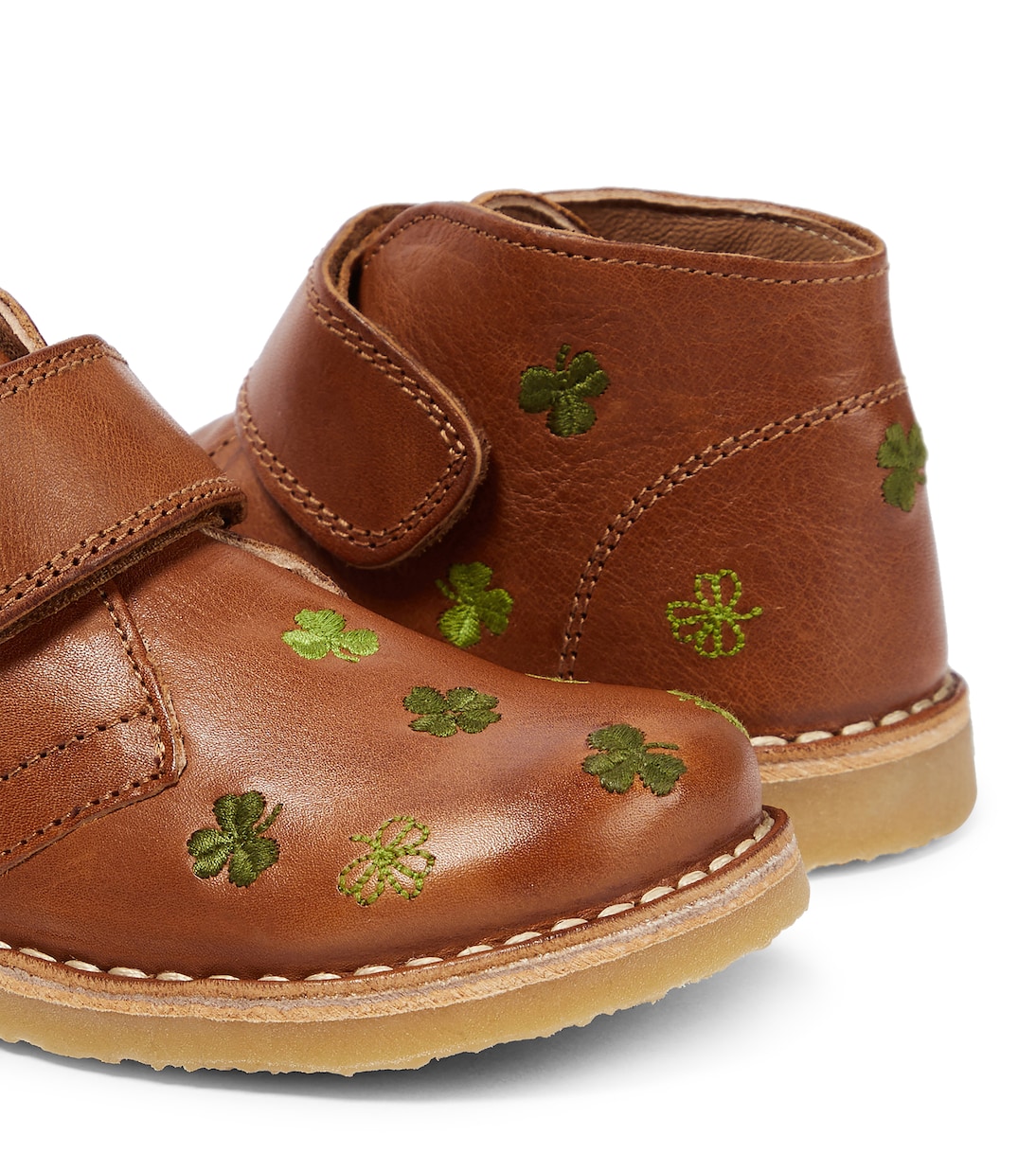 Embroidered leather boots | Petit Nord