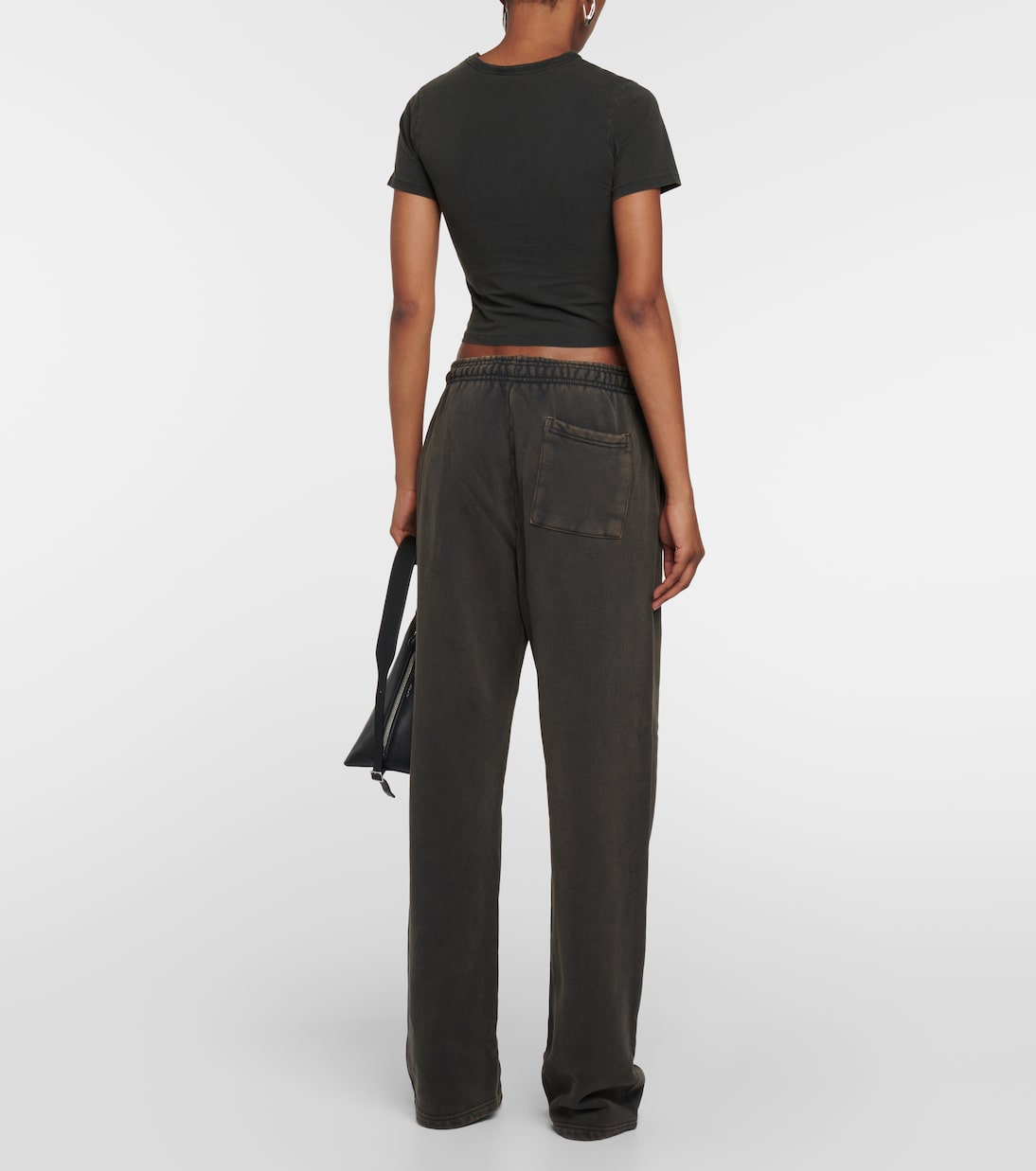 Top cropped in misto cotone | Entire Studios