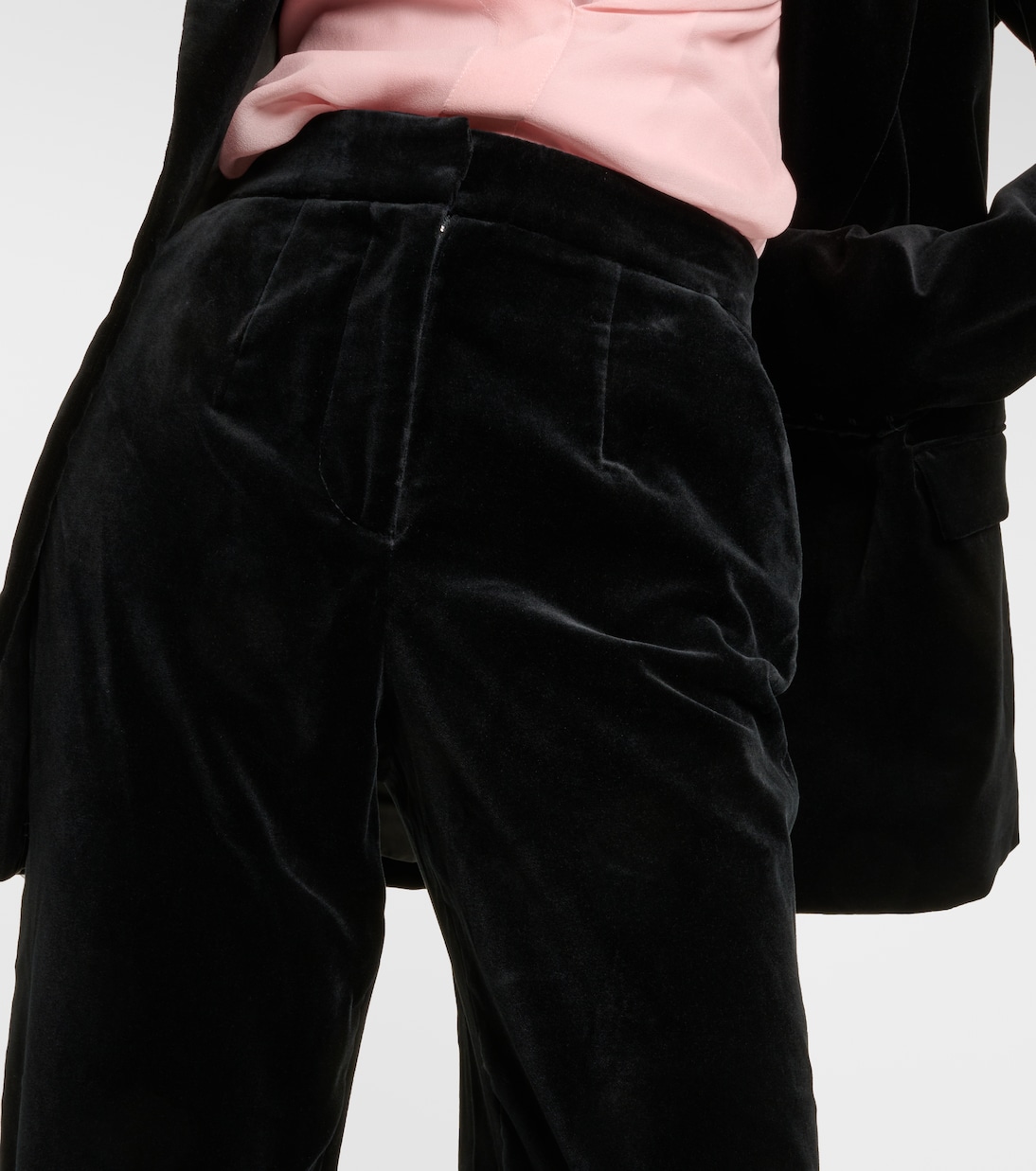 Gerade Hose Barine aus Baumwollsamt | Costarellos