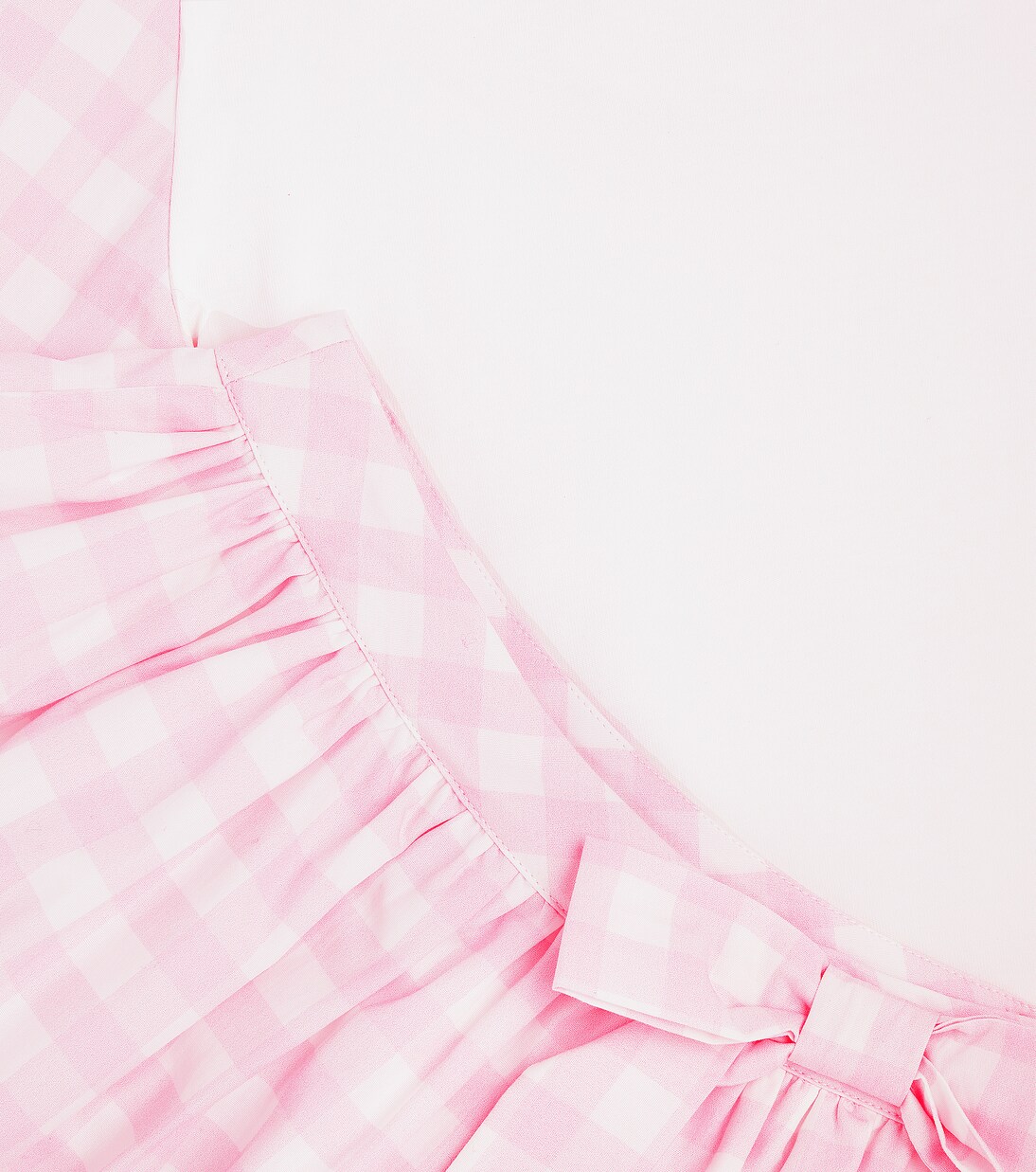 Gingham cotton top and skirt set | Patachou