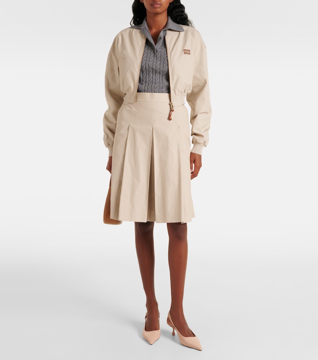 Amel 50 leather slingback pumps | Jimmy Choo