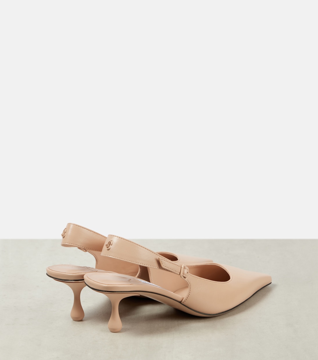 Amel 50 leather slingback pumps | Jimmy Choo