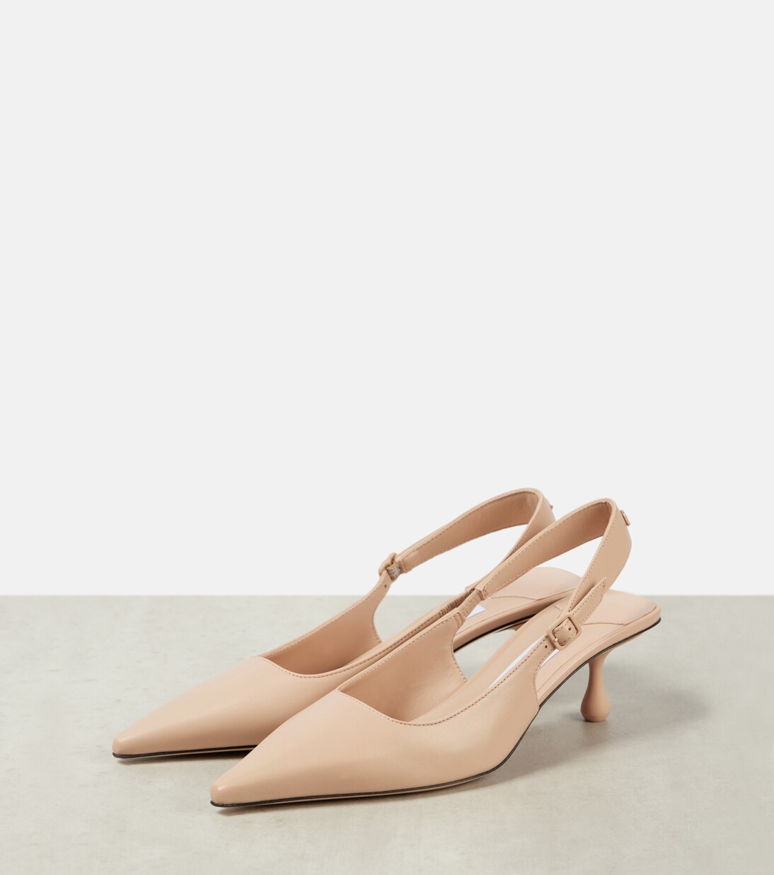 Amel 50 leather slingback pumps | Jimmy Choo