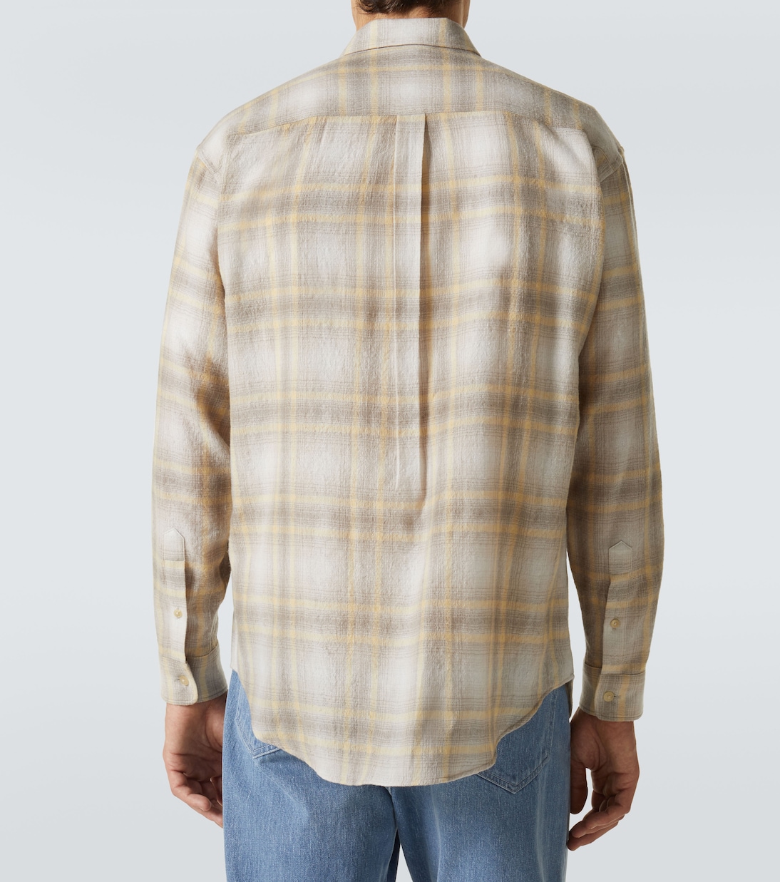 Plaid wool shirt | Auralee
