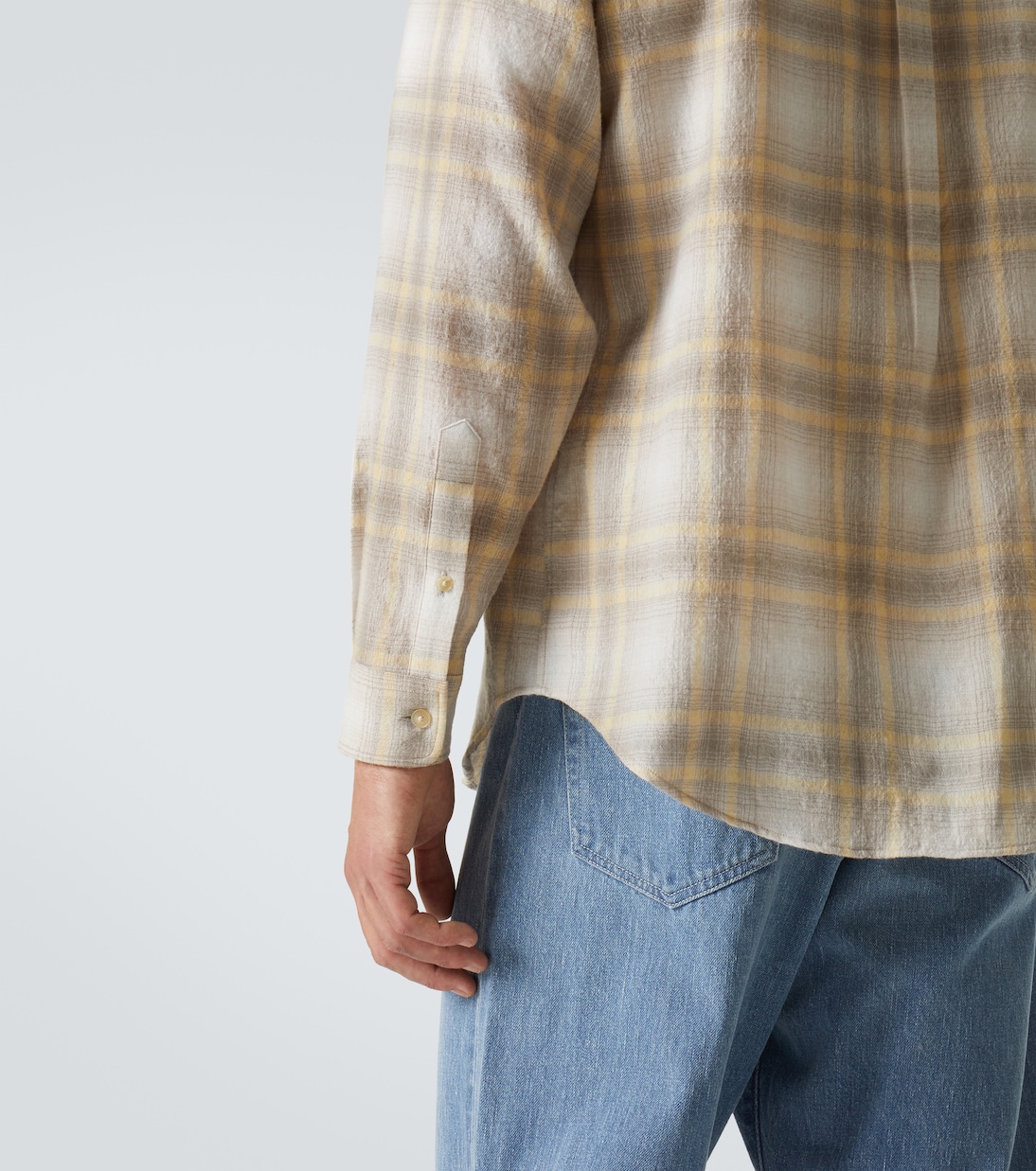 Plaid wool shirt | Auralee