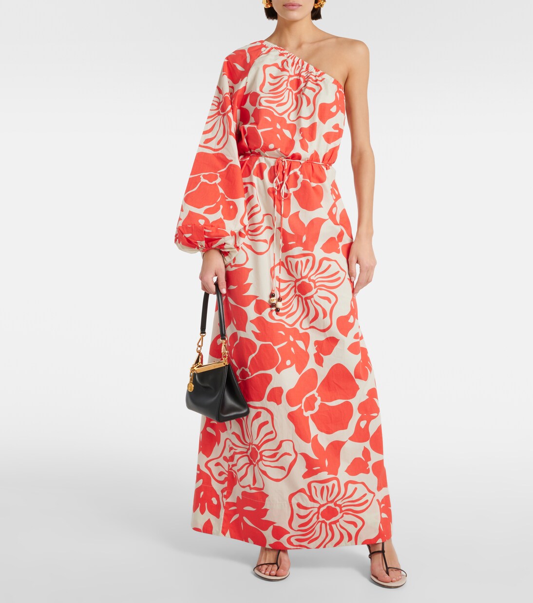 Robe longue Amorosa en coton à fleurs | Faithfull