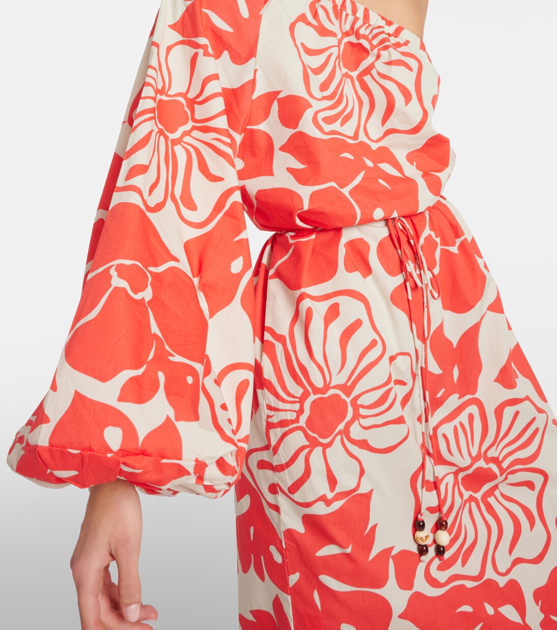 Robe longue Amorosa en coton à fleurs | Faithfull