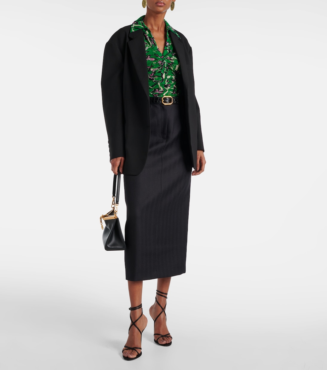 Bedruckter Body Giorgi aus Mesh | Diane von Furstenberg