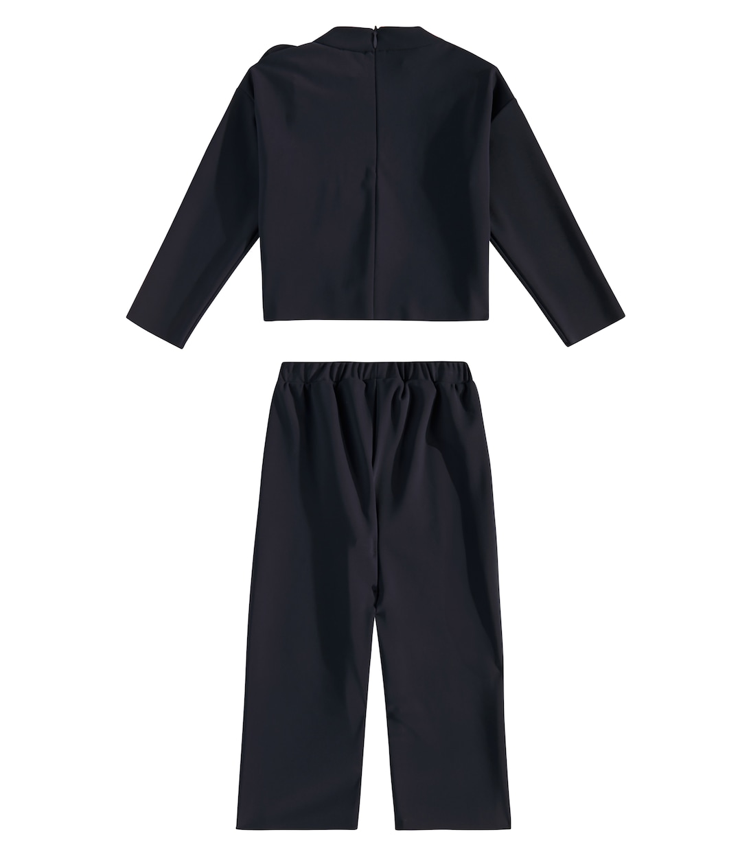 Floral-appliqué top and pants set | Il Gufo