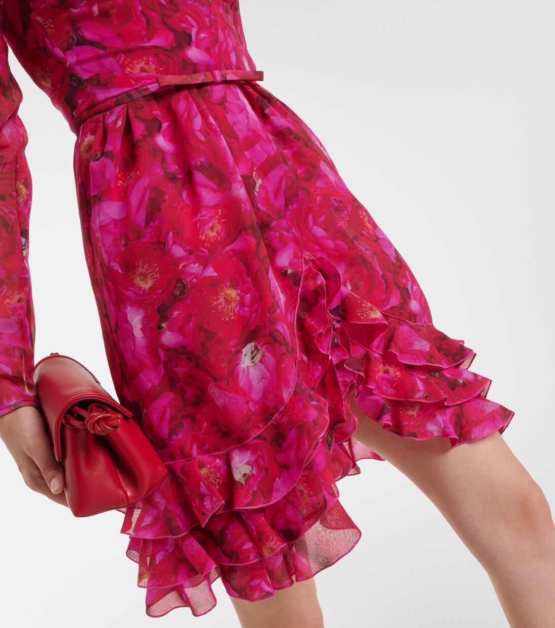 Robe Rose Mania en soie | Giambattista Valli
