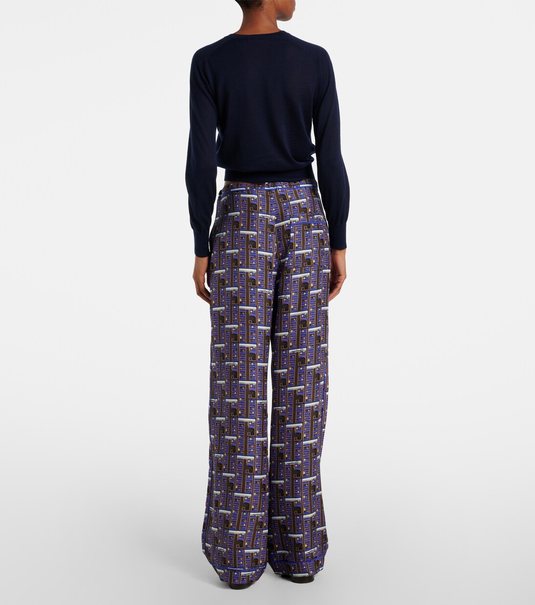 Gerade Hose aus Seide | Burberry