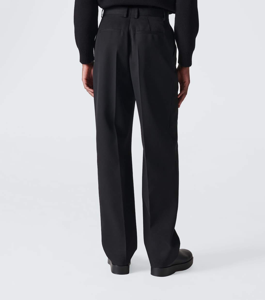 Wool twill straight pants | Bottega Veneta