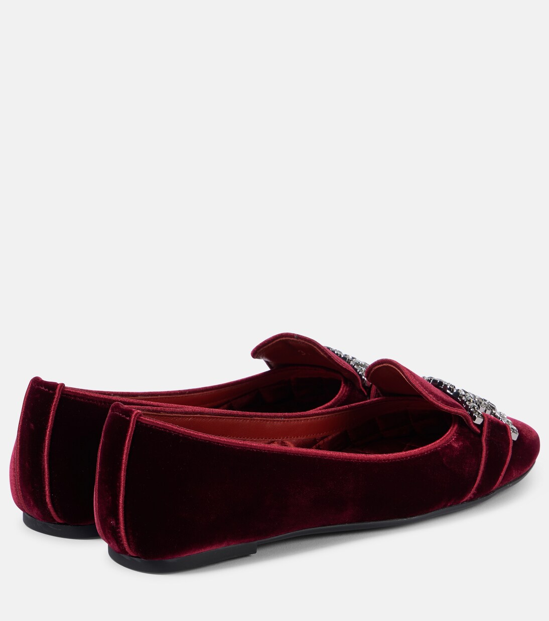 Kate embellished velvet ballet flats | Tod's