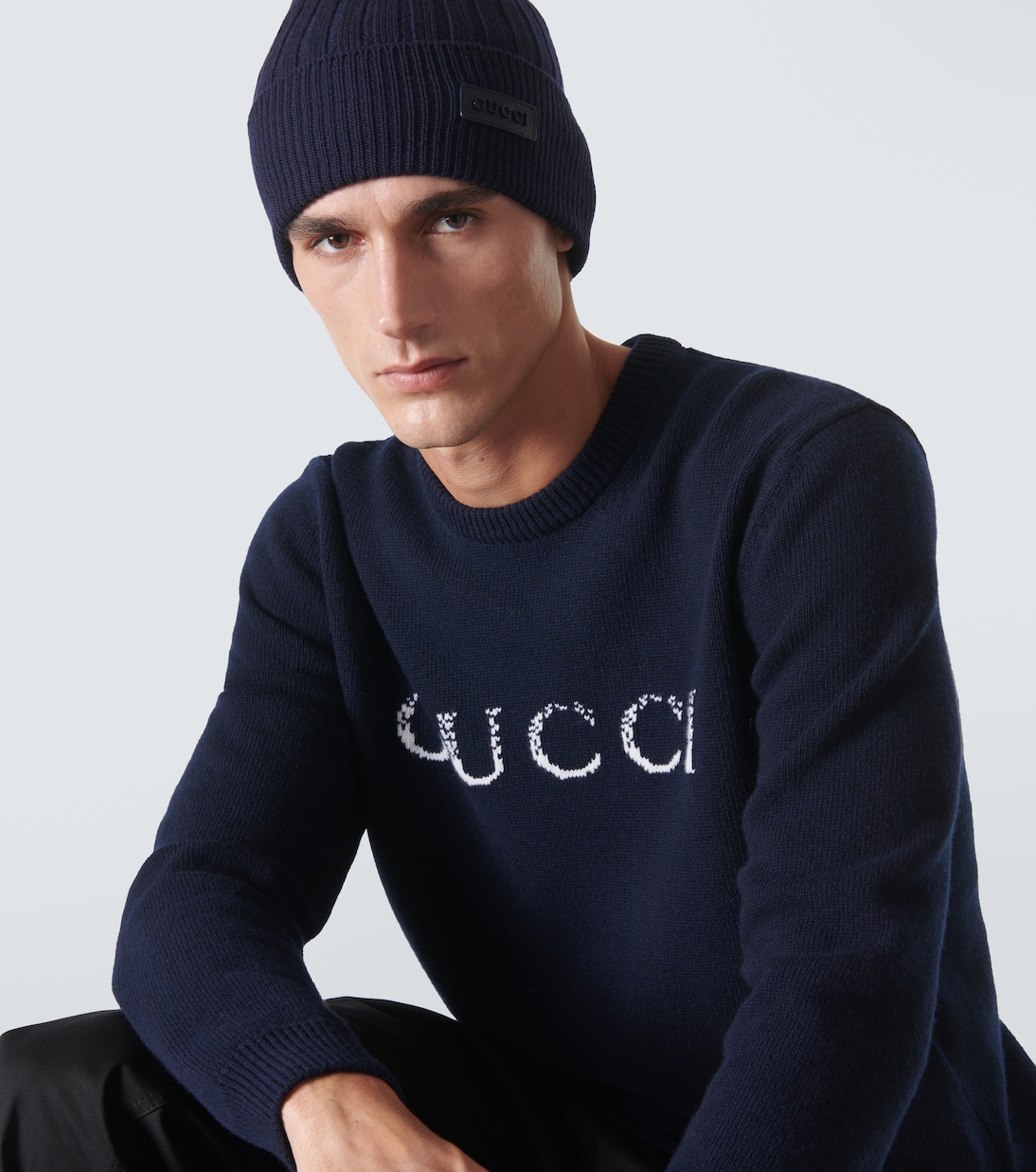 Berretto in lana a coste | Gucci