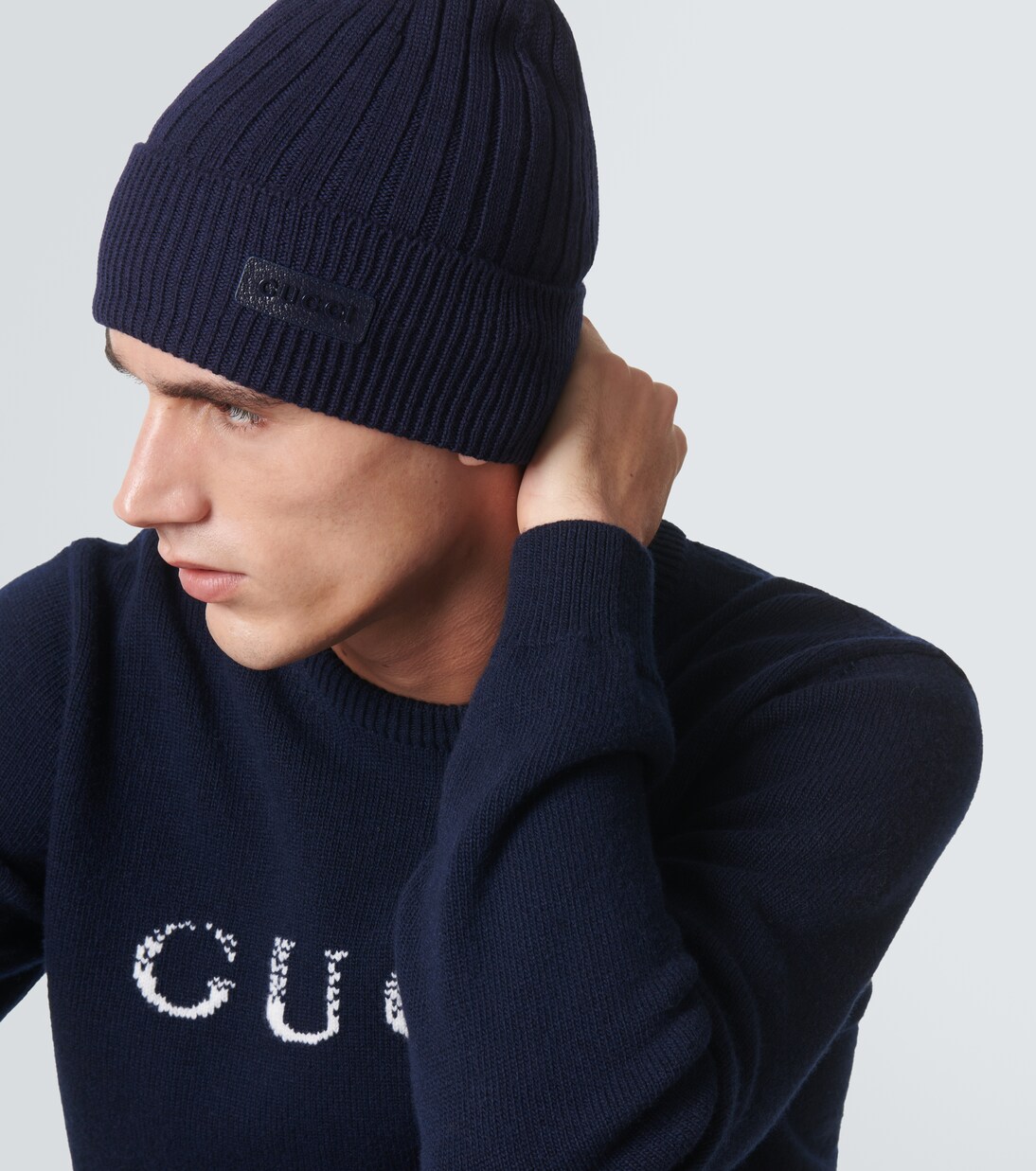 Berretto in lana a coste | Gucci