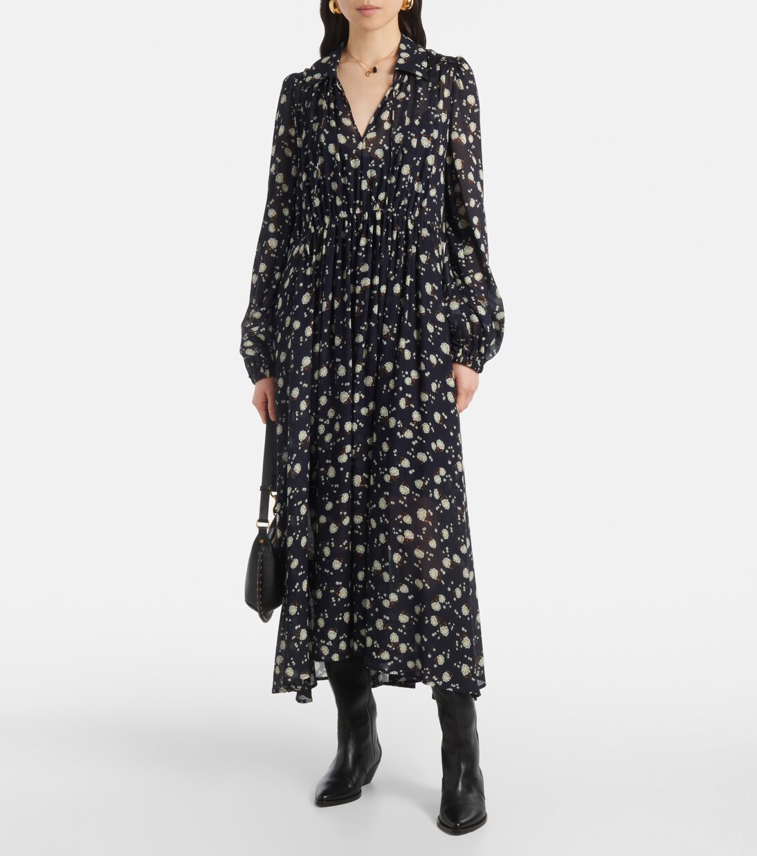 Floral Volumes printed maxi dress | Dorothee Schumacher