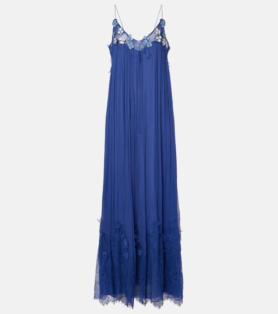 Kenda embellished chiffon maxi dress | Costarellos