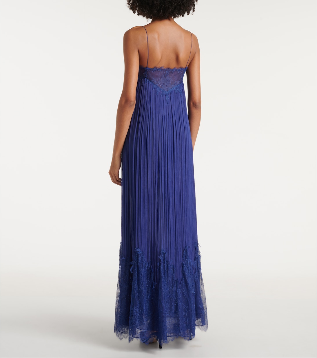 Kenda embellished chiffon maxi dress | Costarellos