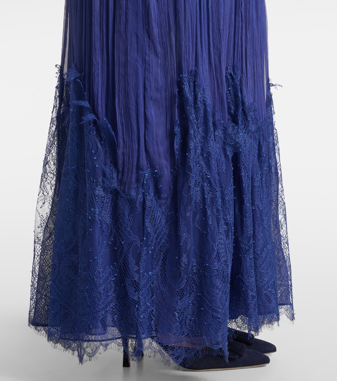 Kenda embellished chiffon maxi dress | Costarellos