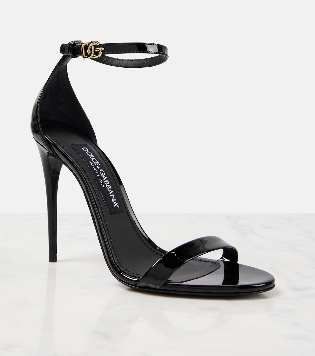 Sandales 105 en cuir verni | Dolce&Gabbana