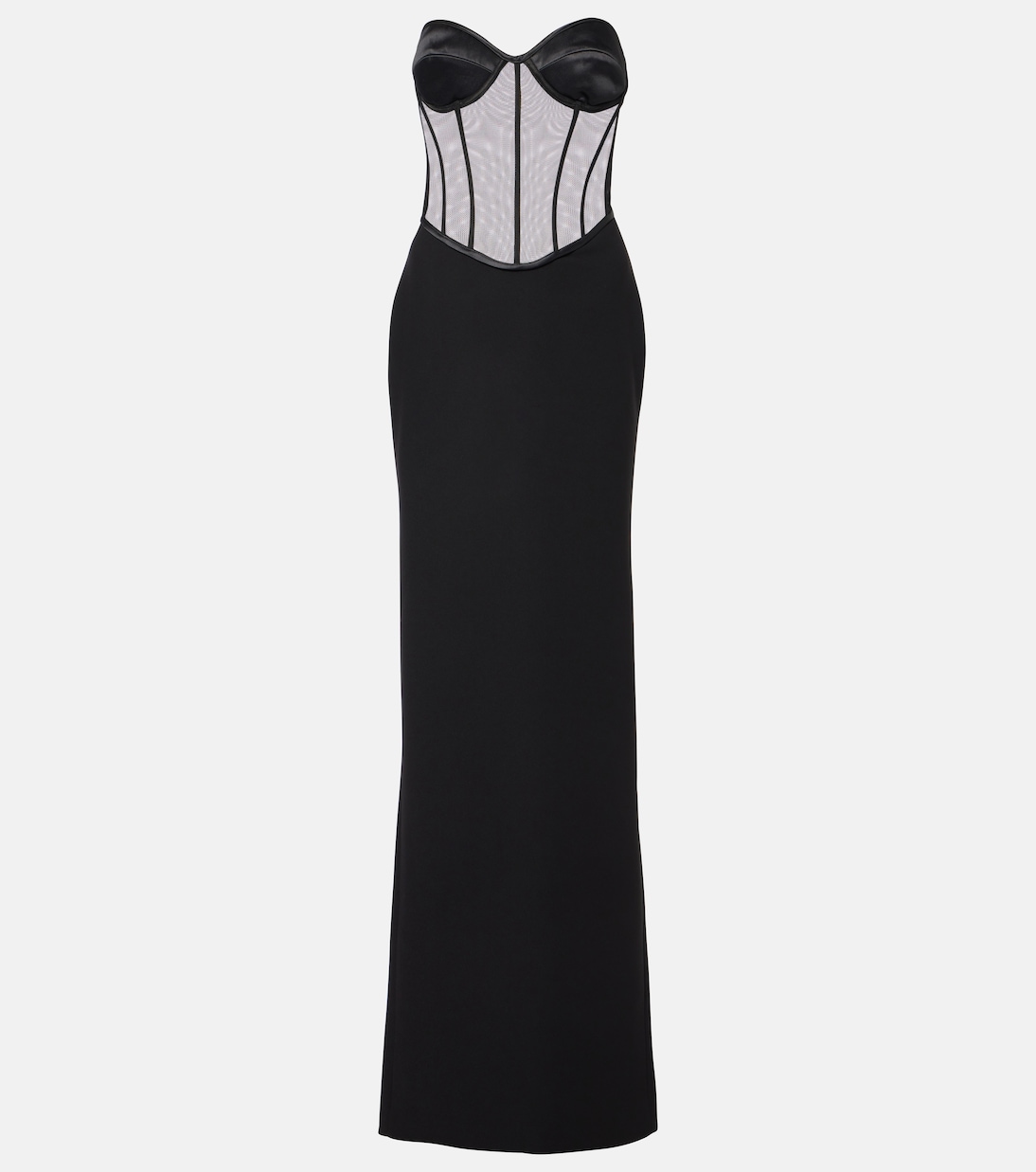 Tara mesh-trimmed corset gown | The New Arrivals Ilkyaz Ozel
