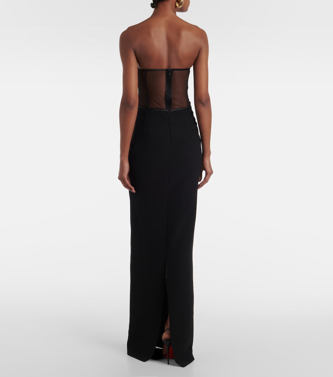 Tara mesh-trimmed corset gown | The New Arrivals Ilkyaz Ozel
